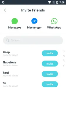 Wave android App screenshot 1